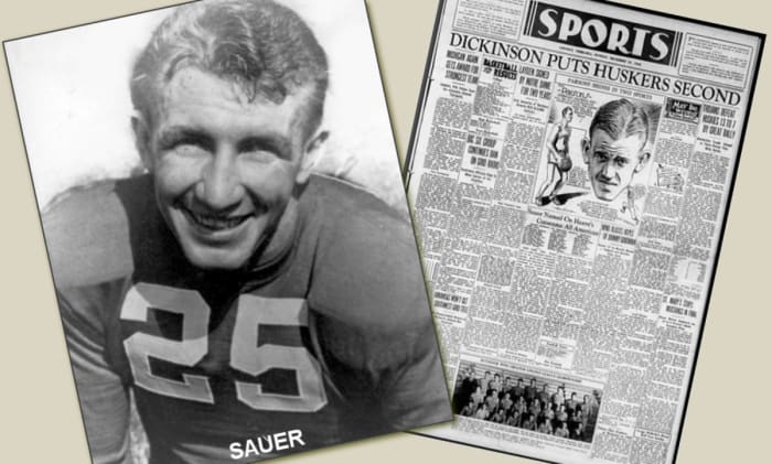 George Sauer and 1933 ratings page